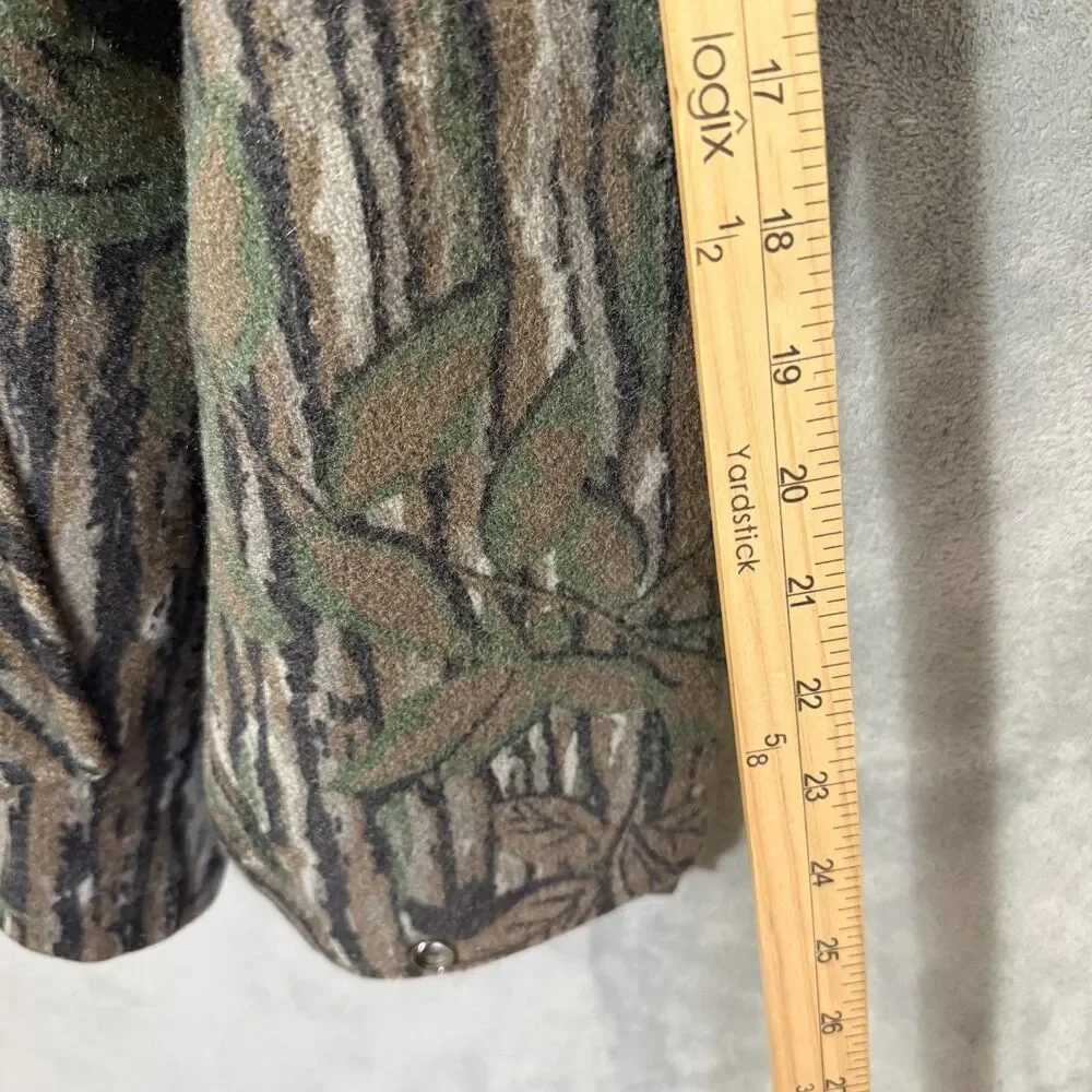 Vintage Cabela's GORE-TEX Realtree Trebark Camo Hunting Field Jacket Sz M READ